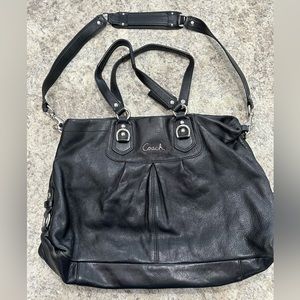 Large black Coach bag